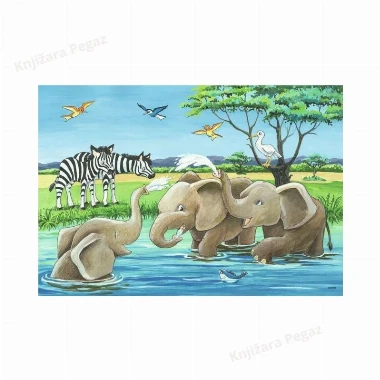Ravensburger puzzle-Safari životinje 2x12 RA05095