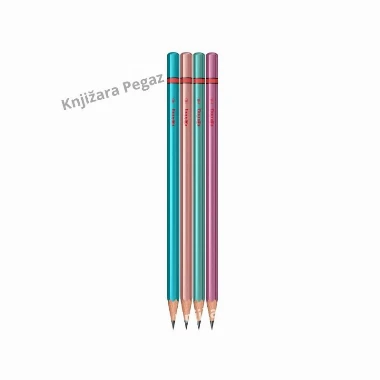 ROTRING grafitna olovka METALIC HB set 1/4
