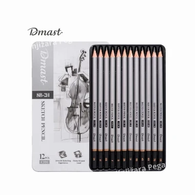 Set grafitnih olovaka DELI 1/12 DMAST PEBEO EC391