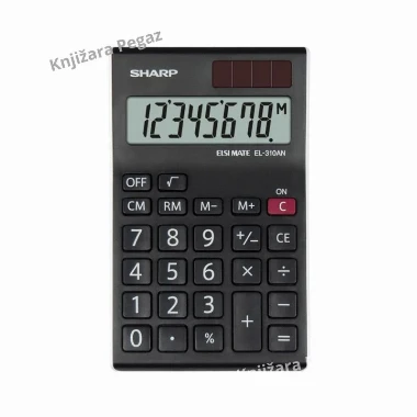 SHARP Kalkulator EL-310AN-WH crni
