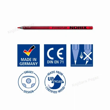 STAEDTLER Norix drvene bojice 1/12 186C12