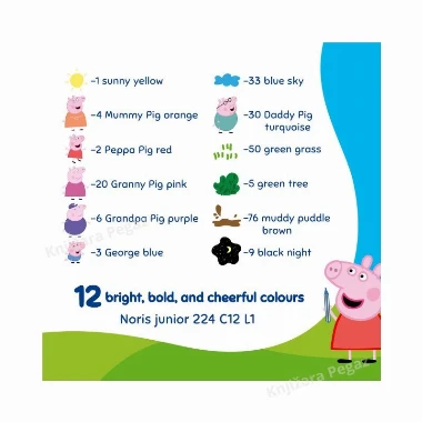 STAEDTLER Voštane boje Peppa Pig 1/12 224 C12 L1