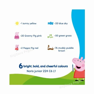 STAEDTLER Voštane boje Peppa Pig 1/6 224 C6 L1