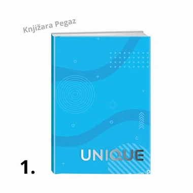 Sveska B5 Unique TP 200l 106350 - kvadrati