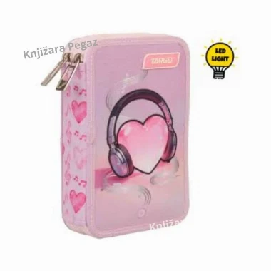 TARGET Pernica dupla puna LED Music Heart 29834