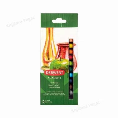 Uljani pastel set 12 boja Academy Derwent 2301952