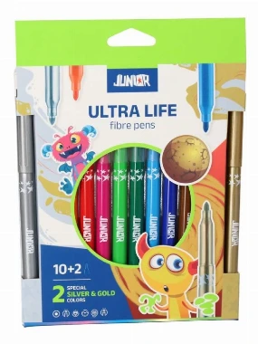 Ultra life flomasteri 10+zlatna+srebrna 130314