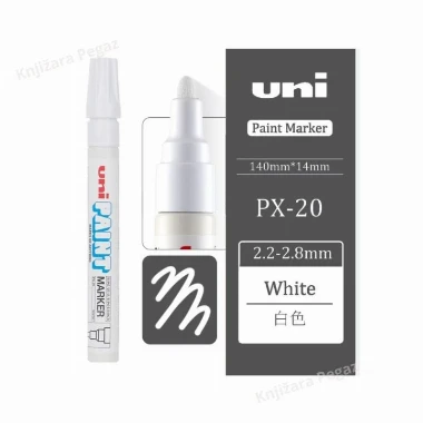 Uni-ball PAINT marker PX-20 beli (white)