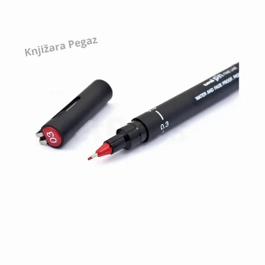 Uni-ball PIN fineliner 0.3 mm crveni