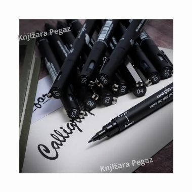 Uni-ball PIN fineliner 0.2 mm crni