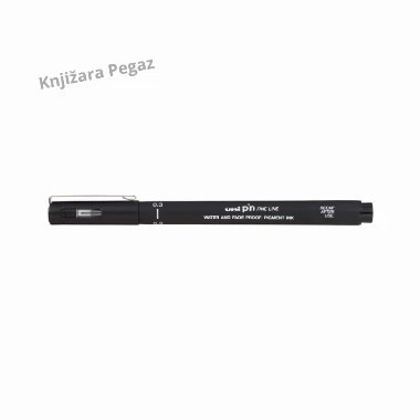 Uni-ball PIN fineliner 0.3 mm crni