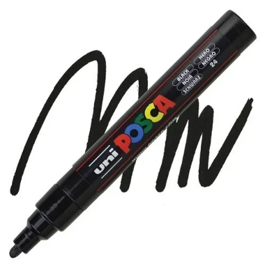 UNI Marker POSCA Medium PC-5M black (crni) 24