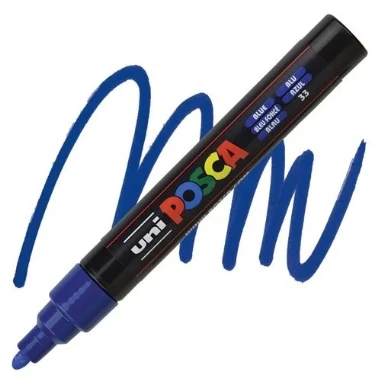 UNI Marker POSCA Medium PC-5M blue 33