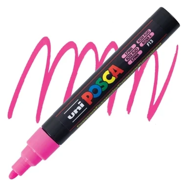 UNI Marker POSCA Medium PC-5M fluo pink F13
