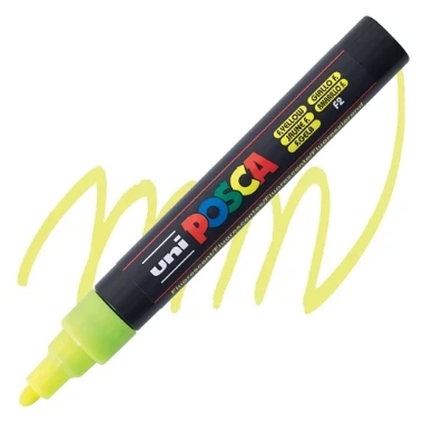 UNI Marker POSCA Medium PC-5M fluo yellow F2