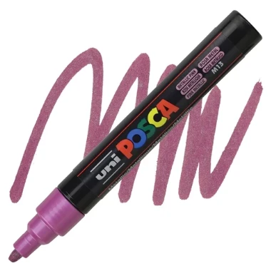 UNI Marker POSCA Medium PC-5M metalic pink M13