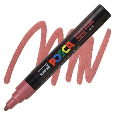 UNI Marker POSCA Medium PC-5M metalik red M15