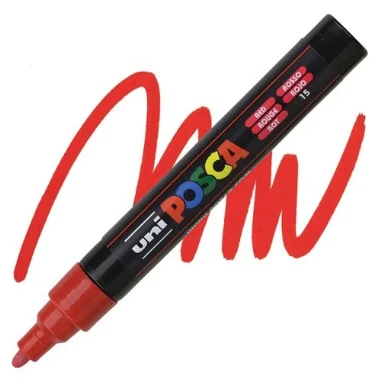 UNI Marker POSCA Medium PC-5M red (crveni) 15