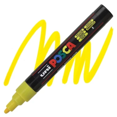 UNI Marker POSCA Medium PC-5M yellow 2