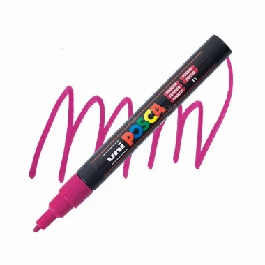 UNI POSCA PC-3M marker - ciklama (fuchsia) 11