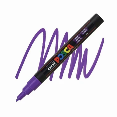 UNI POSCA PC-3M marker - ljubičasta (violet) 12