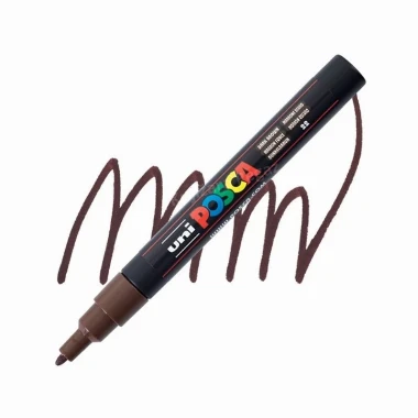 UNI POSCA PC-3M marker-tamno braon (dark brown) 22