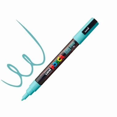 UNI POSCA PC-3M marker - tirkizno zelena P6