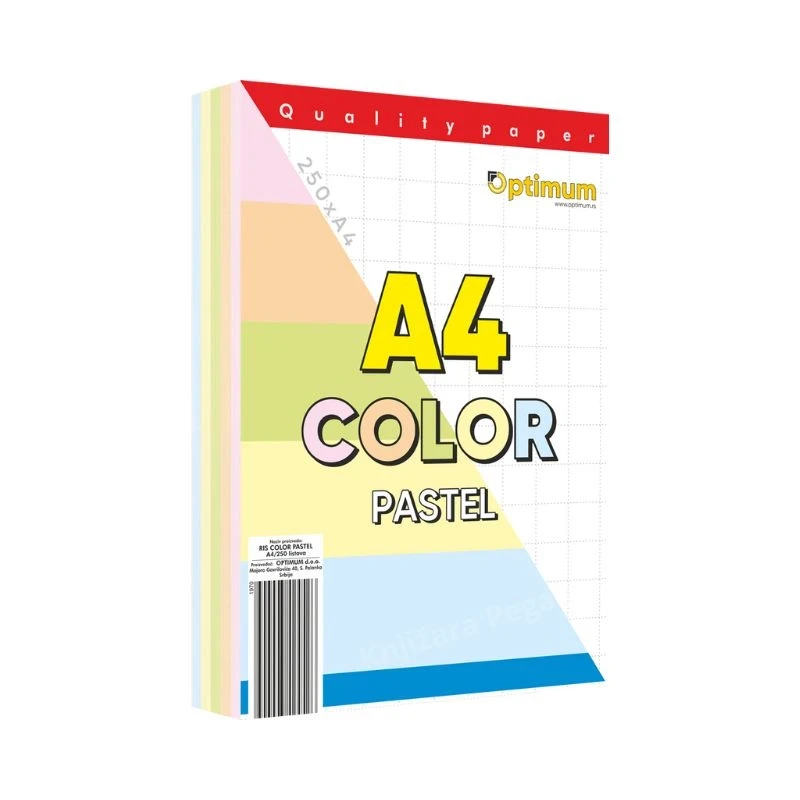 Pegaz obojen A4 papir